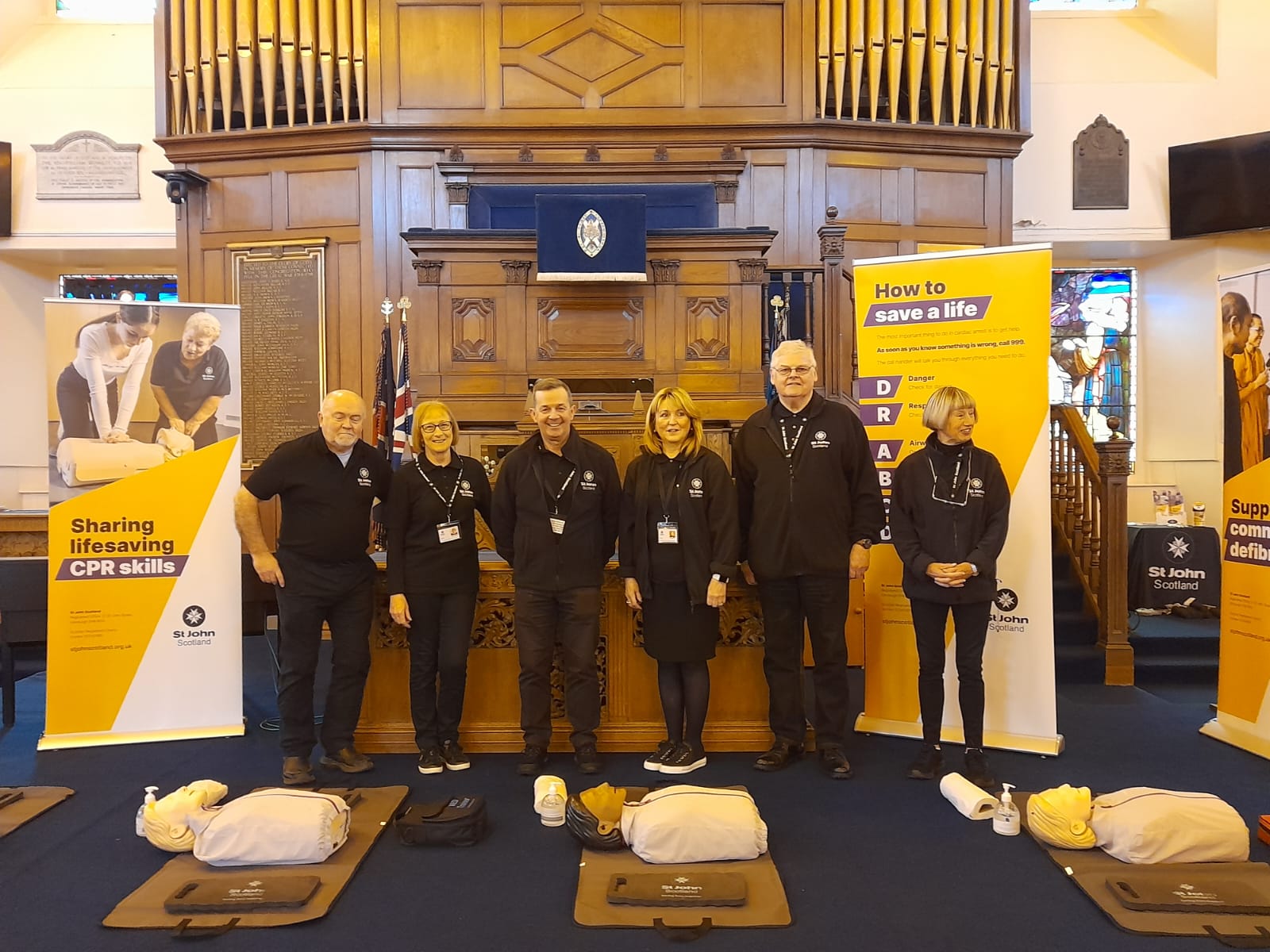 Public Access Defibrillator at New Laigh Kirk, Kilmarnock. St John